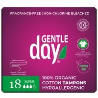Gentle Day Tampons Super - Organic & Hypoallergenic